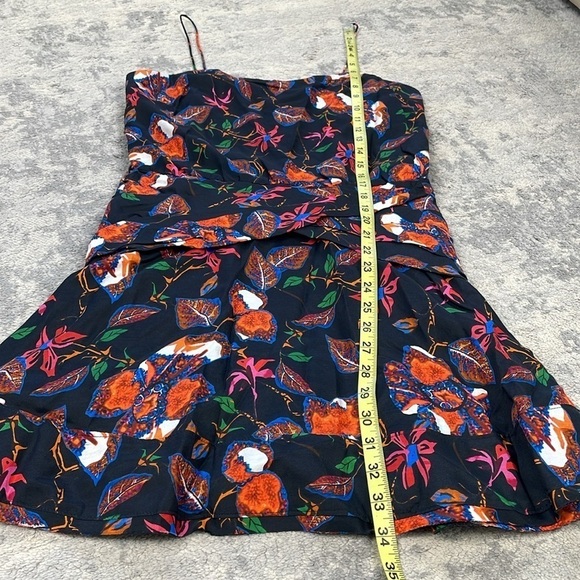 NWT Derek Lam 10 Crosby Floral Camisole Flounce Hem Mini Dress Sz 2 - Picture 10 of 14